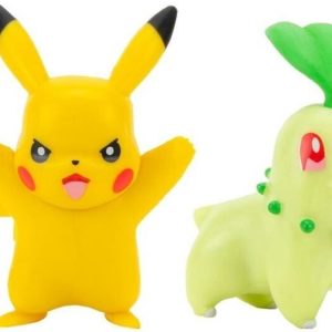 Pokémon Battle Figure Pack – Chikorita & Pikachu