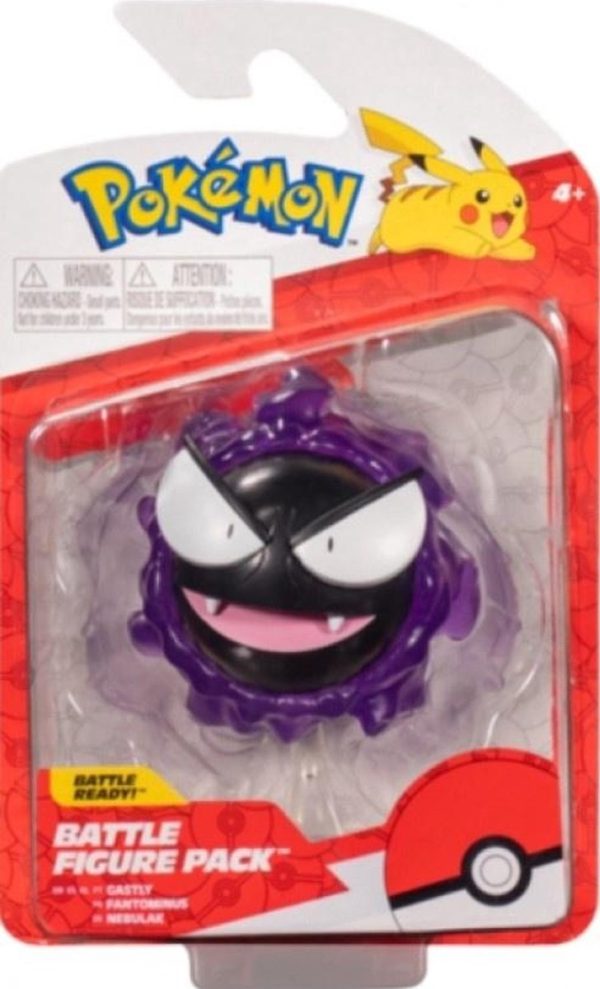 Pokémon Battle Figure Pack - Gastly - Afbeelding 2