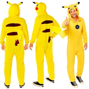 Pokémon – Kostuum Jumpsuit Pikachu (volwassene)