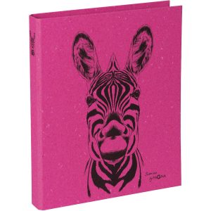 Pagna Ringmap “Zebra” A4 met 2ringen – fuchsia