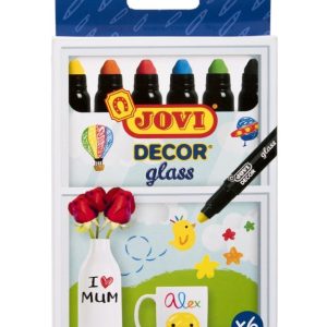 JOVI Stiften voor glas – Etui (karton) 6stuks