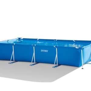 Rectangular Frame Pool Set (450x220x84cm) met filterpomp 12V