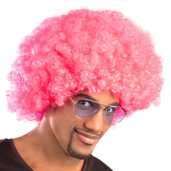 Pruik Afro - 1 kleur - Afbeelding 3
