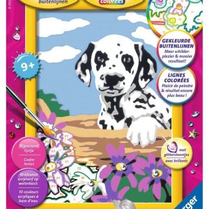 Schilderen op nummer – Dalmatiër puppy