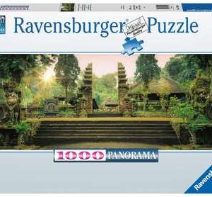 Puzzel (1000stuks) Panorama – Jungeltempel Pura Luhur Batukaru op Bali