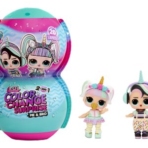 L.O.L. Surprise! 2-in-1 Color Change Surprise Me & My/Bro (assorti)
