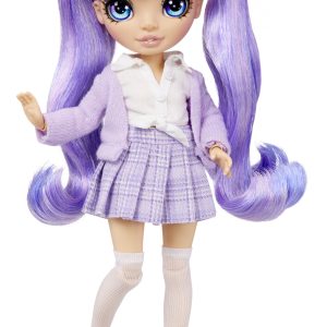 Rainbow High Junior High Fashion Doll – Violet Willow (paars)