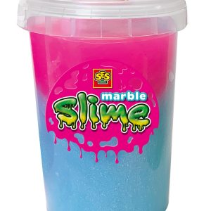 SES Creative – Marble Slime 200gr – blauw en roze