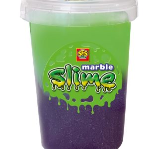 SES Creative – Marble Slime 200gr – paars en groen