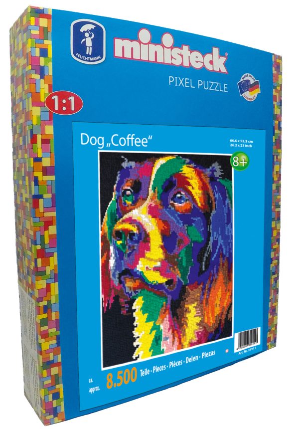 Ministeck (XXL Box) - ART Colorfull Hond Coffee (8500stuks)