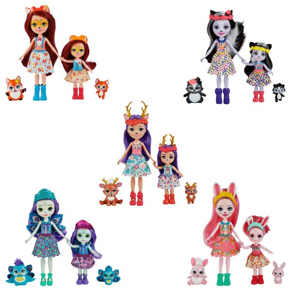 Enchantimals - Grote en kleine zus (assorti) - Afbeelding 8