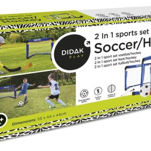 Voetbal & Hockeyset 2-in-1 (55x44x44cm)