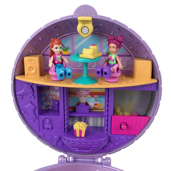 Polly Pocket - Compact Double-play speelset : Skaten - Afbeelding 2