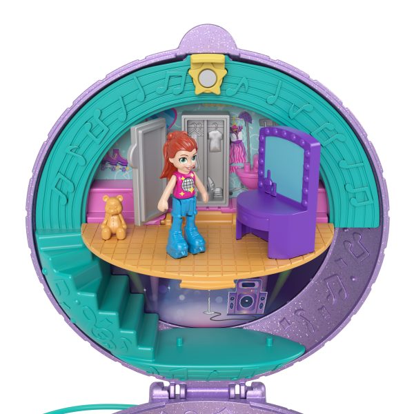 Polly Pocket - Compact Double-play speelset : Skaten - Afbeelding 4