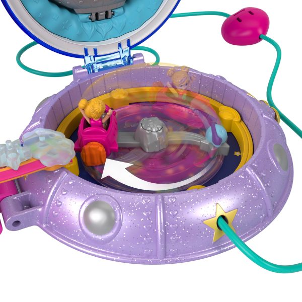 Polly Pocket - Compact Double-play speelset : Space - Afbeelding 4