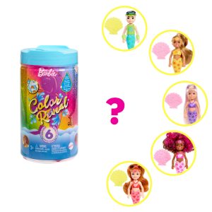 Barbie Chelsea Color Reveal – Rainbow Mermaid (assorti)