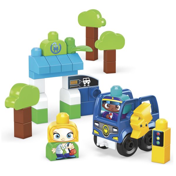 Mega Bloks Green Town - Opladen en rijden maar Bus - Afbeelding 4
