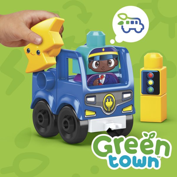 Mega Bloks Green Town - Opladen en rijden maar Bus - Afbeelding 6