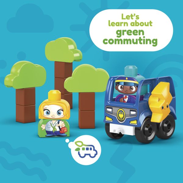 Mega Bloks Green Town - Opladen en rijden maar Bus - Afbeelding 8