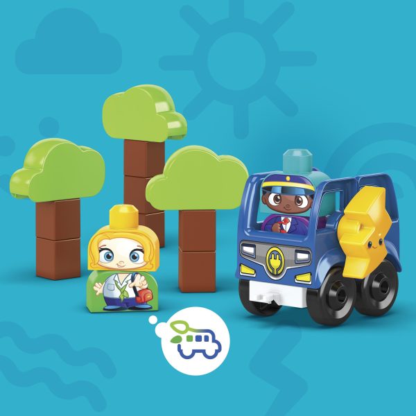Mega Bloks Green Town - Opladen en rijden maar Bus - Afbeelding 10
