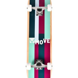 Skateboard 31″ – Stripes Purple