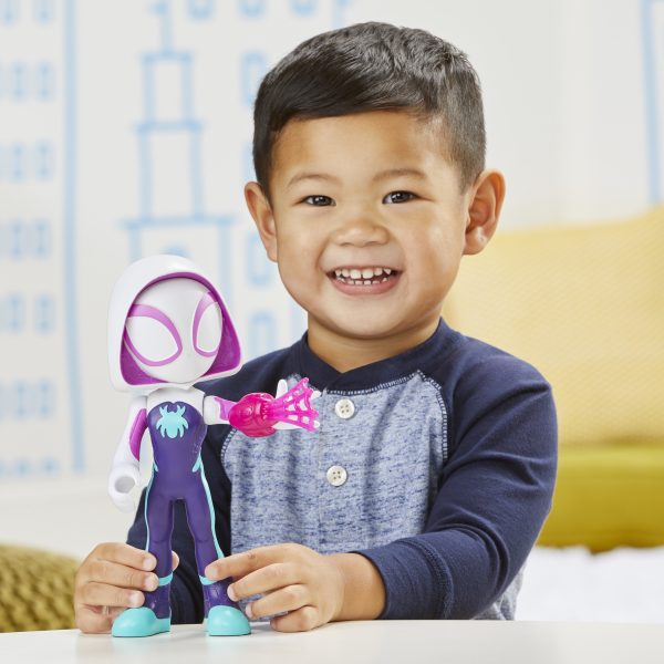 Marvel Spidey and His Amazing Friends - Ghost-spider actiefiguur (22,5cm) - Afbeelding 5