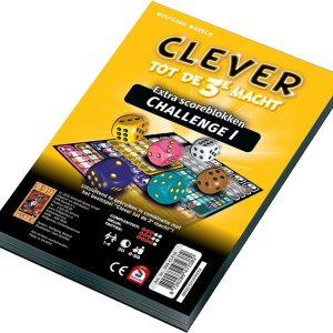 Scoreblok Clever tot de 3e macht Challenge – 2stuks