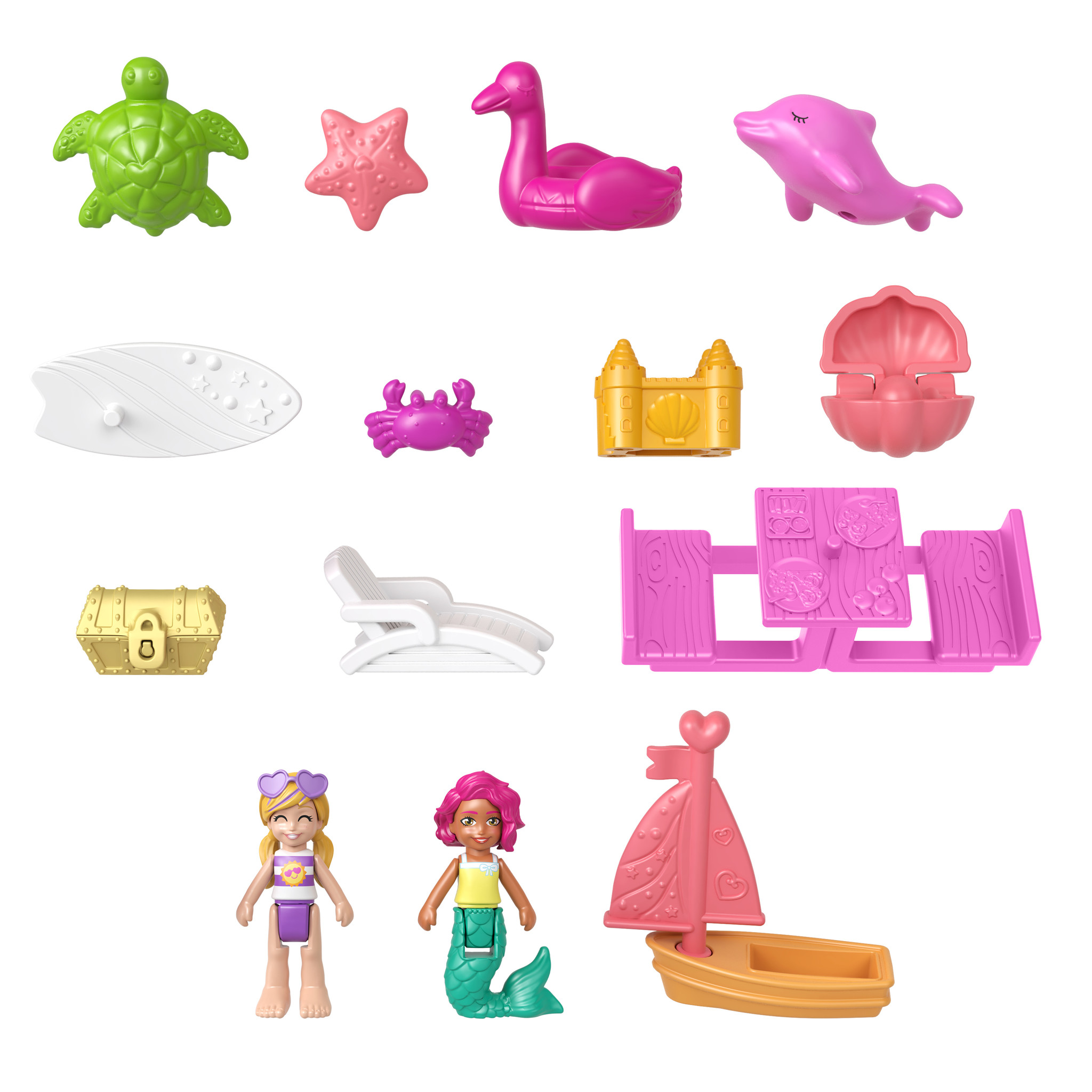 Polly Pocket Big Pocket World - Dolfijnenstrand - Afbeelding 2