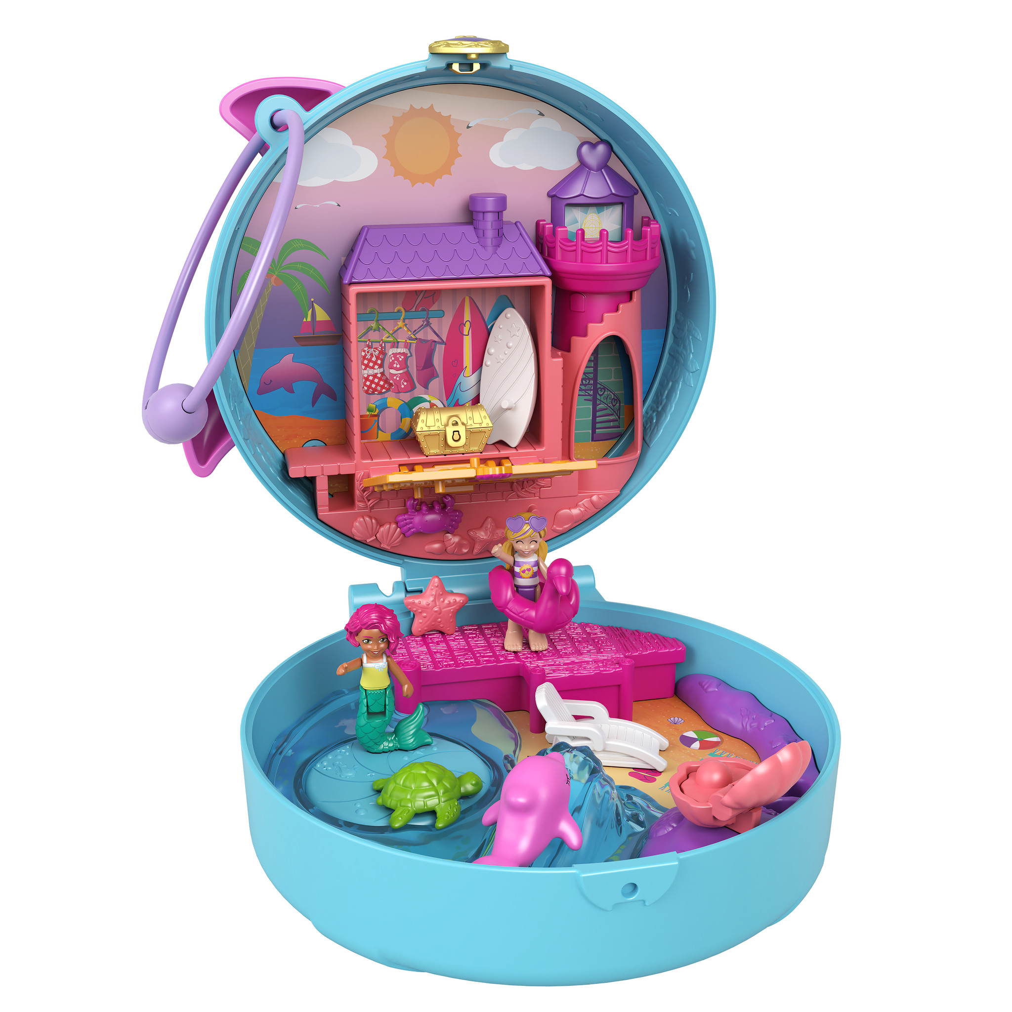 Polly Pocket Big Pocket World - Dolfijnenstrand - Afbeelding 3