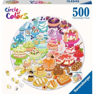 Puzzel (500stuks) – Circle of Colors – Desserts