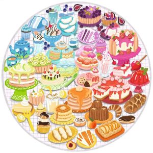 Puzzel (500stuks) – Circle of Colors – Desserts