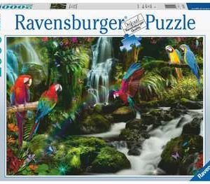 Puzzel (2000stuks) – Bonte papegaaien in de jungle