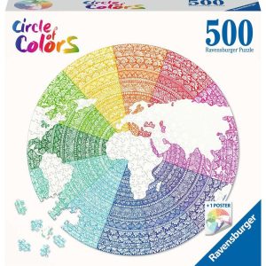 Puzzel (500stuks) – Circle of Colors – Mandala