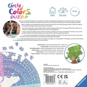 Puzzel (500stuks) – Circle of Colors – Mandala