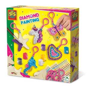 SES Creative Diamond painting – Houten sleutelhangers