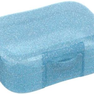 Lunch Buddies – Koekendoos “Glitter” – BLAUW