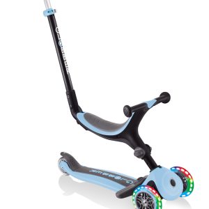 Scooter Go Up Foldable Plus Lights – Pastel blauw