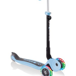 Scooter Go Up Foldable Plus Lights – Pastel blauw