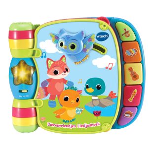 VTech Baby – Dierenvriendjes Liedjesboek (blauw)