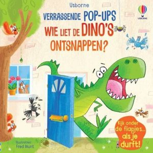 Wie liet de dino’s ontsnappen? (verrassende pop-ups)