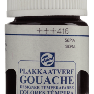 Talens Plakkaatverf Extra Fijn 16ml – Sepia