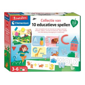 Education Clementoni – Collectie van 10 educatieve spellen