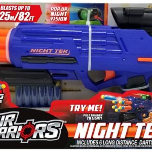 Air Warriors – Night Tek met 6 lange afstandspijltjes