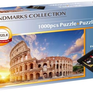 Superpack puzzel (1000stuks) + lijm en mat – Colloseum