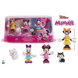 Disney Junior Minnie Mouse – Koffer met 5 actiefiguren 7,5cm