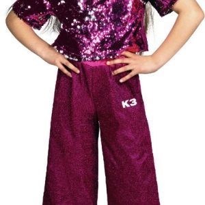 K3 – Verkleedpak Glitter roze (3-5jaar)