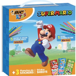 BIC Kids – Super Mario coloring case 30stuks