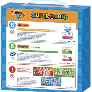 BIC Kids – Super Mario coloring case 30stuks