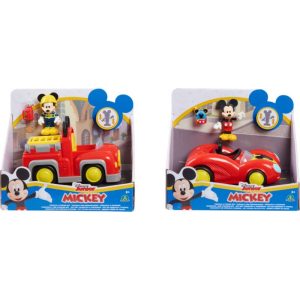 Disney Junior Mickey Mouse – Voertuig met actiefiguur 7,5cm – 1 exemplaar