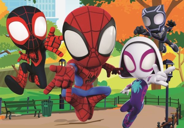 Puzzel Double Face (104stuks) - Marvel Spidey and his Amazing Friends - Afbeelding 2